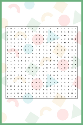 Country Word Search Cover